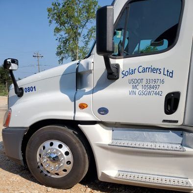 Solar carrier LTD. Owner operator Looking for a least 2yr experienced class A CDL driver with clean MVR.